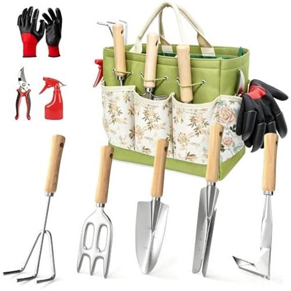12 Best Gardening Tools You Didn't Know You Needed in 2027 8 9 piece garden tool set with bag