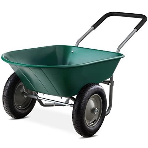 15 Best Wheelbarrows for 2027 (Haul Like a Pro) 1 best choice dual wheel wheelbarrow