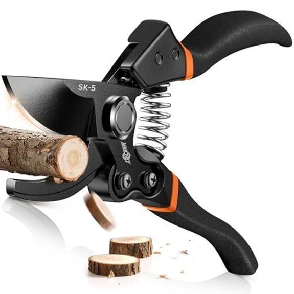 decerk 8 5 pruning shears japanese steel blade
