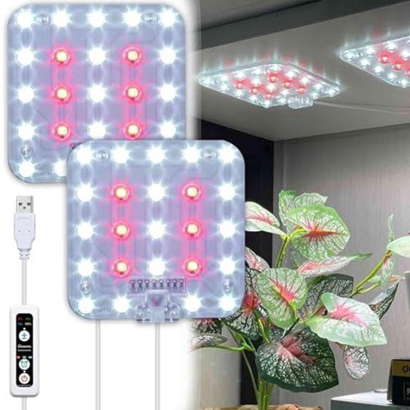 10 Best LED Grow Lights for 2027 9 dommia grow light timer dimmable daylight white fixture