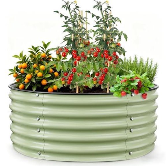 11 Best Raised Garden Beds for 2027 9 gruper galvanized raised bed round