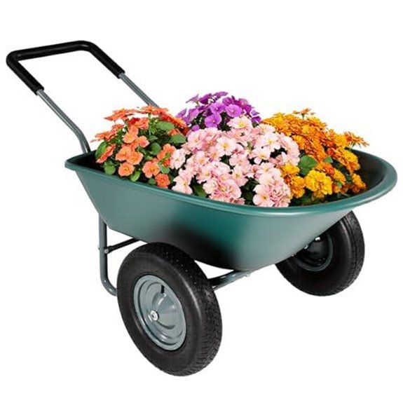 15 Best Wheelbarrows for 2027 (Haul Like a Pro) 11 idzo 2 wheel wheelbarrow upgrade