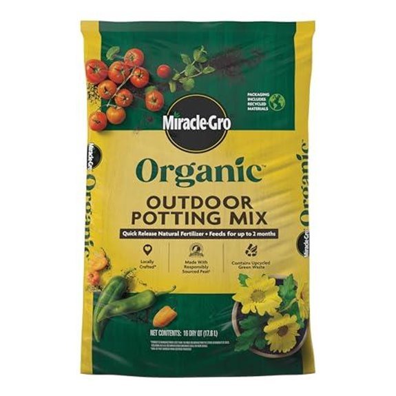 10 Best Potting Soil for Vegetables in 2027 1 miracle gro organic outdoor potting mix