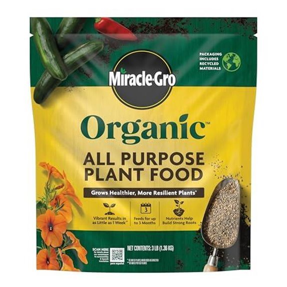 miracle gro organic plant food