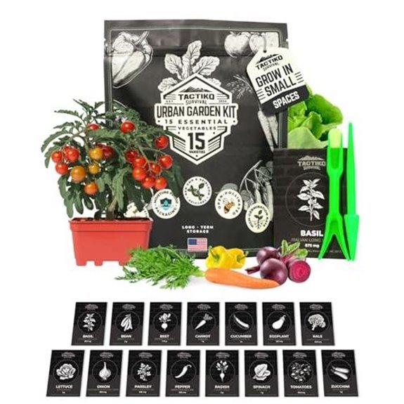 tactiko seed kit 15 varieties