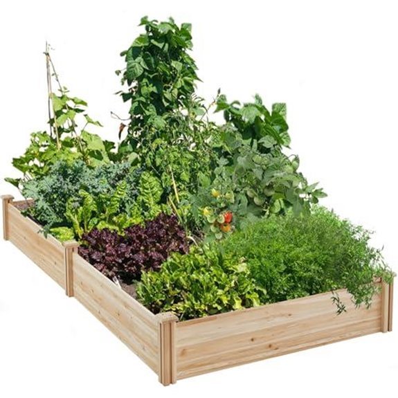 11 Best Raised Garden Beds for 2027 10 yaheetech wooden raised bed